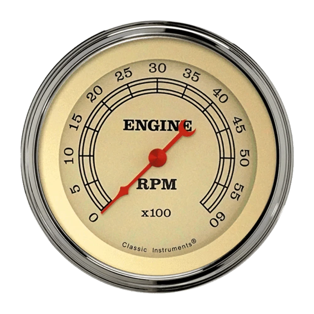 Vintage 3 3_8_ Tachometer VT60SLF